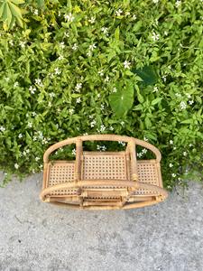 Meilleure vente étagère murale en rotin pour la décoration intérieure étagère murale avec bambou et rotin Design Style de base fabriqué au Vietnam KT01 - Product Image 3