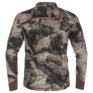 Men's Camouflage Long Sleeve Hunting Shirt Breathable Soft <b>Shell</b> Full Zip Top Autumn Wear - Product Image 3
