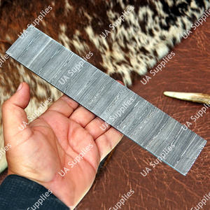 UA Supplies Couteau à lame vierge en acier Damas forgé à la main, pleine longueur de lame, 10 pouces, motif torsadé, qualité industrielle/DIY, sur mesure ODM - Product Image 5