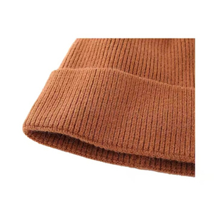 B2B Custom Apparel Beanies <b>Cap</b> Custom Knitted Logo <b>Cap</b> Factory Wholesale Private Label Beanies <b>Cap</b> Ribbed Fold-Over Cuff <b>Hat</b> - Product Image 6