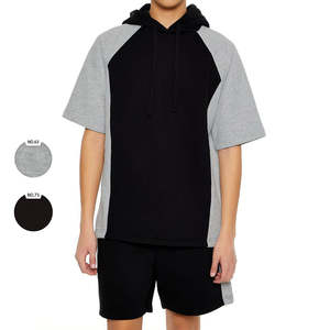 Custom Two Piece T-shirt and Short <b>Set</b> High Quality <b>Twin</b> <b>Set</b> For Men Shirt and Shorts <b>Set</b> Men Acid Washed Loose Fit Comfortable - Product Image 6