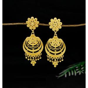 Women's <b>Gold</b>-Plated Designer Jewelry <b>Set</b> New Indian Antique Earrings for Party Fashionable Artificial <b>Gold</b> Plated Earrings - Product Image 5