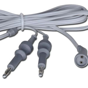 Pinzas Bipolares Europeas Tipo Bayoneta, Instrumentos Quirúrgicos Eléctricos Reutilizables de Acero Inoxidable Clase I, Tamaños Personalizados, Cable Bipolar - Product Image 1