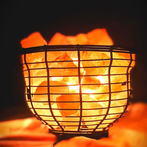 Lampes en sel de l'Himalaya rouge contemporaines, collection de décoration en cristal haut de gamme avec logo personnalisé, services de fabrication OEM sous marque privée - Product Image 1