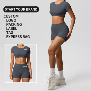 Conjunto Deportivo de Yoga para Mujer, Transpirable y Ligero, de Alta Calidad, con Top Deportivo y Leggings de Alta Elasticidad para Uso Diario en el Gimnasio y Yoga - Product Image 3