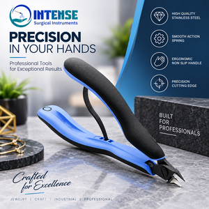 Professional Precision <b>Flush</b> <b>Cutter</b> Pliers Ergonomic Non Slip Handle Jewelry Making Wire Cutting Tool - Product Image 4