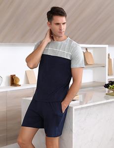 High Quality best price casual wear summer t-shirt and short set 2 Piece Outfit Jogging <b>twinset</b> new fashion men - Product Image 4