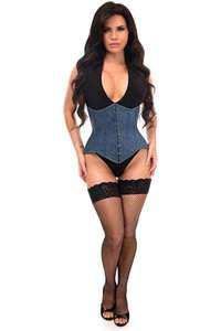 Women's Everyday Overbust Corset Tops Sexy Shapewear Push Bra <b>Tummy</b> <b>Control</b> Breathable Jersey Seamless Medium <b>Control</b> Waist - Product Image 4