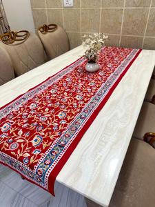 All Season Wholesale Custom Pure Cotton Vintage Handmade Rectangle Floral Embroidered <b>Table</b> <b>Runner</b> For Home, Hotel <b>Table</b> Decor - Product Image 5
