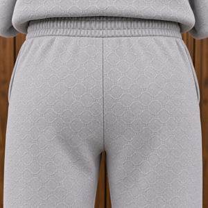 Conjunto deportivo informal para mujer, suave al tacto, con sudadera y pantalones tipo jogger, cuello redondo, manga larga, con cordón ajustable. - Product Image 6