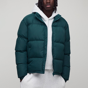 Chaqueta Acolchada con Capucha para Hombre – Abrigo de Invierno Cálido y Aislado, Chaqueta Acolchada Informal para Hombre – Abrigo Corto de Invierno - Product Image 4