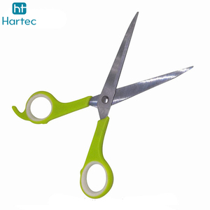 Ciseaux de barbier à manche en plastique vert, ciseaux de coupe en acier inoxydable à bord rasoir pour salon de coiffure, outils de coiffure et de beauté - Product Image 4