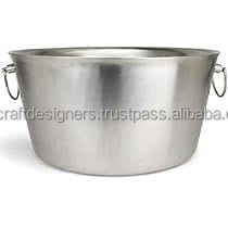 Seau à glace argenté d'excellente qualité OEM ODM dernière baignoire à boissons Barware bière Champagne refroidisseur de vin pour événements fêtes décoration - Product Image 3