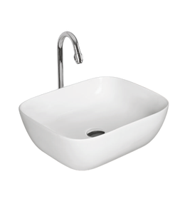 Hiện Đại Trắng Ấn Độ gốm rửa tay lưu vực bồn rửa phòng tắm phụ kiện với drainer Vanity cabinetbasin - Product Image 6