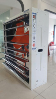 Ventilateur axial mural à débit d'air massif électrique 1380 mm, 50800 m3/h, silencieux, 470 tr/min, pales en acier inoxydable, OEM HME FSB1380