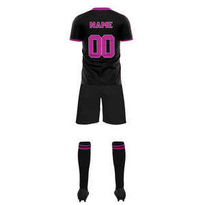 Ventes en gros de maillots de football en polyester 100% sublimés, ensembles personnalisés pour hommes, uniformes de football respirants avec logo pour hommes - Product Image 3