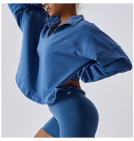 Ensemble de yoga 2 pièces pour femme, grande taille, couleur unie, logo personnalisé, respirant, écologique, sans bretelles, col en V, anti-plis, sans couture