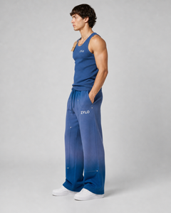 New Best Custom Screen Printed Logo Casual Canvas Men's Sweatpants 100% Cotton Breathable Eco-Friendly Acid Washed OEM - Product Image 3
