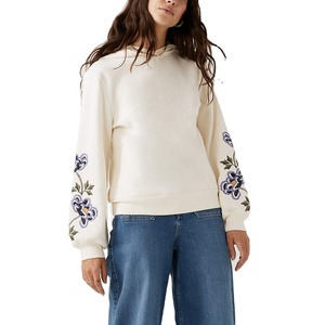 Sudadera con Capucha Bordada para Mujer, 100% Algodón, Ajuste Cómodo, Estilo Casual, Ligera, Transpirable, Colores Personalizados, Todas las Tallas Disponibles - Product Image 1