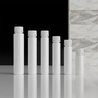 Flacon de médicament en PP blanc miniature de 10 ml à 50 ml avec bouchon à vis, sérigraphié, pour liquides oraux, nutriments et enzymes