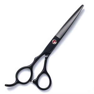 Thinning <b>Scissor</b> Professional <b>Left</b>-<b>Handed</b> Black Hair <b>Scissors</b> 6CR Stainless Steel, Thinning & Texturizing Shears for Stylist - Product Image 2