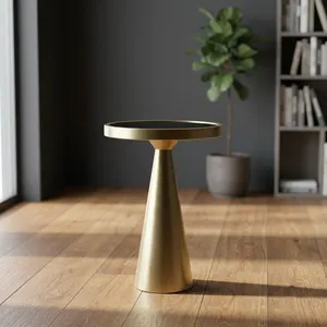 Modern Metal Coffee <b>Table</b> with Tempered <b>Glass</b> Top Minimalist Design Living Room Furniture - Product Image 2