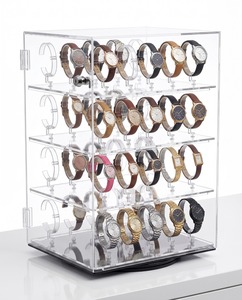 Exhibidor de Relojes Moderno de Acrílico Transparente con Cerradura para Mostrador de Tienda Minorista con Diseño para Exhibición - Product Image 6