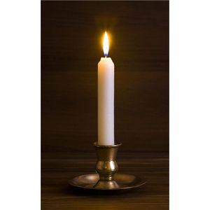 Support de bougie en métal style vintage plaqué or, bougeoir conique durable en alliage de zinc pour événements et maison - Product Image 2