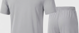 Conjunto de Polo y Pantalones Cortos de Secado Rápido para Hombre, Color Gris Sólido, Media Cremallera, Manga Corta, Ropa Deportiva Informal de Verano, Ligera, de Poliéster - Product Image 6