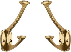 Modern <b>wall</b> accessory home decor accessory wooden <b>wall</b> peg brass <b>wall</b> peg utility hook space saving hook luxury hardware - Product Image 3