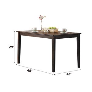 Cardiff Espresso Finish <b>Dining</b> <b>Table</b> - Product Image 2