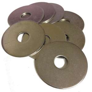 Arandela de acero de 4 pollicios de diámetro ancho para paneles de techo y fijaciones de chapa metálica - Product Image 2