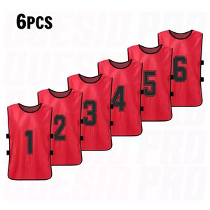 Maillots d'entraînement en mesh pour équipes, vert et orange, pour enfants, avec sac de sport OEM, légers et respirants - Product Image 4
