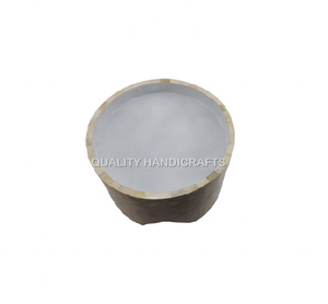 Mother of Pearl Inlay <b>Wooden</b> <b>Cake</b> Stand for <b>Birthday</b> Wedding Home Decorative Dessert Decorators Made India Quality Handicrafts - Product Image 6