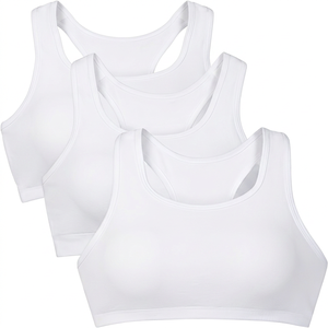 Women's Sports Bra Pack Black Gray <b>Red</b> <b>High</b> Support Quick Dry Workout Yoga <b>Top</b> - Product Image 2