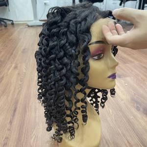 Producto estrella: Extensiones de cabello rizado al vapor 100% natural vietnamita, color negro, súper suaves y sedosas - Product Image 4