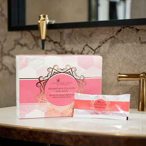 WhiteEver Radiance Glow Sachets L0w -Calorie C0llagen Milk Tea 4 Skin Elasticity, Whitening Inner Beauty Balance - Product Image 1