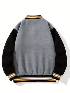 Wholesale Manufacturers Baseball <b>Men</b> Varsity <b>Jackets</b> Clothing Custom Baseball <b>Jacket</b> Windproof Low Price <b>Men's</b> Varsity <b>Jacket</b> - Product Image 5