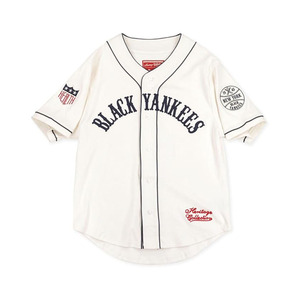 เสื้อแข่ง NLBM ลีกเนโกร์รีส์ รุ่น M2 Heritage สีดำ ยี่ห้อ Yankees - Product Image 1