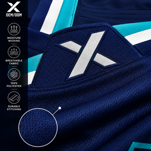 Camisetas de Hockey sobre Hielo X Sports City, Cuello en V, Sublimadas, Absorben la Humedad, Secado Rápido, Transpirables, 100% Poliéster, para Hombre Adulto, Sin Mangas - Product Image 4