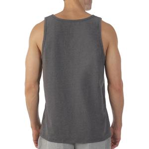 Men's Gym <b>Workout</b> <b>Tank</b> <b>Top</b> Singlet Custom Design Fitness 100% Cotton Breathable Quick Dry Knitted Eco-Friendly Embroidery - Product Image 5