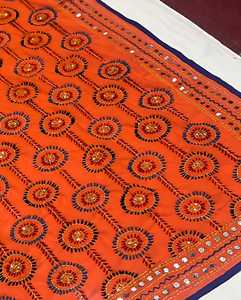 Dupatta Phulkari Hecha a Mano, Bufandas Hechas a Mano en Varios Colores y Diseños, Dupatta India Ligera, Regalo de Boda India - Product Image 4