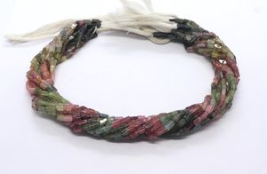 ลูกปัดทัวร์มาลีนทรงสี่เหลี่ยมเรียบ AAA ขนาด 4 มม. ลูกปัดพลอยทัวร์มาลีนสีแตงโม 13 นิ้ว ลูกปัดทัวร์มาลีนทรงสี่เหลี่ยมเรียบหลายสี - Product Image 6