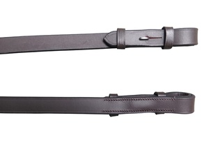 Rênes en cuir de buffle tressées avec stoppeurs, accessoires pour chevaux, équipement d'équitation - Product Image 3