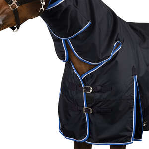 Manta de Invierno para Caballo, Cálida, Aislante, Transpirable, de Algodón/Poliéster, Impermeable, Personalizable en Color/Logotipo/Talla, para Doma y Competición - Product Image 3
