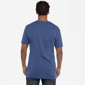 T-shirts pour hommes de qualité supérieure à manches courtes et col en V, en polyester, coton peigné et rayonne, 32 fils simples, T-shirt pour hommes à col en V - Product Image 4