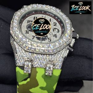 Reloj de Cuarzo con Incrustaciones de Diamantes, Cronógrafo, Esfera Cuadrada, Repuesto para Joyería de Moda - Product Image 4