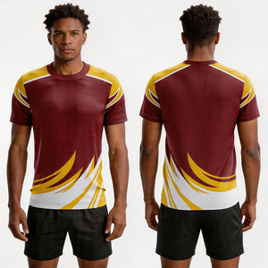 T-shirt à séchage rapide de style polynésien, t-shirts de style maori, chemises de sport pour hommes - Product Image 4