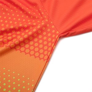 Maillot de motocross à manches longues unisexe, séchage rapide, respirant, imprimé par transfert thermique, polyester 140g, personnalisable avec les noms de l'équipe - Product Image 4