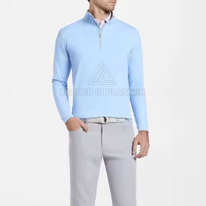 เสื้อสเวตเชิ้ตแบบซิปครึ่งตัวคุณภาพสูงสั่งทำได้ในราคาขายส่ง ยอดขายดีที่สุด เป็นมิตรกับสิ่งแวดล้อม สำหรับผู้ชาย - Product Image 6